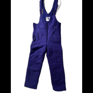 Grand Targhee Purple Snow Bib Full Zip Women’s L Style 2M-801